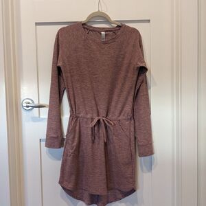 Heathered purple dress